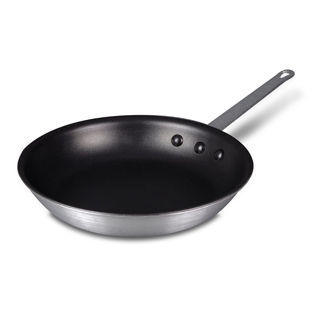 370-AFX10 10" Aluminum Frying Pan w/ Solid Metal Handle