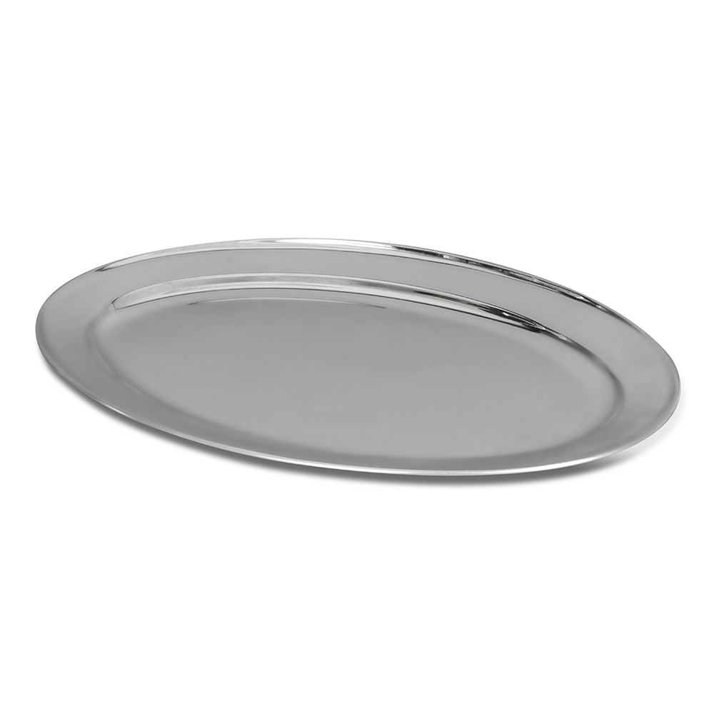 370-OP18 Oval Platter - 18x12" Stainless