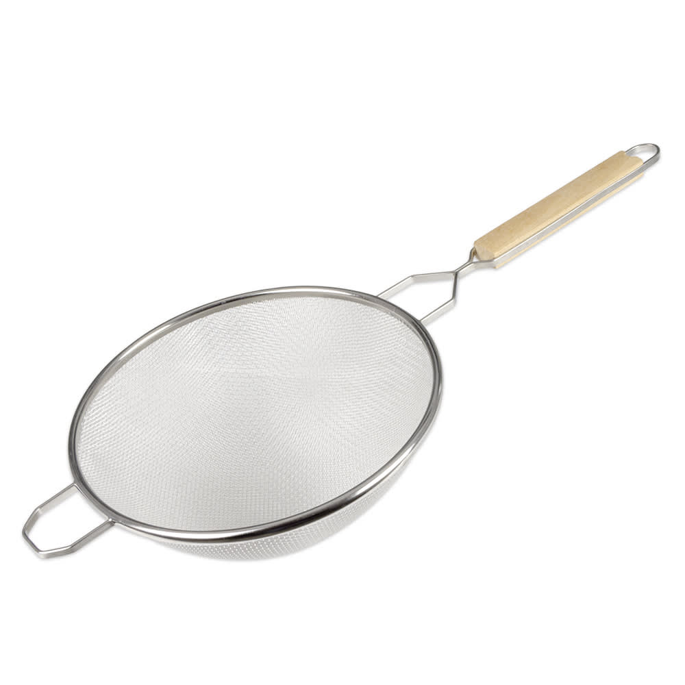 370-SDF10SS 10 1/4" Fine Mesh Double Strainer - Stainless