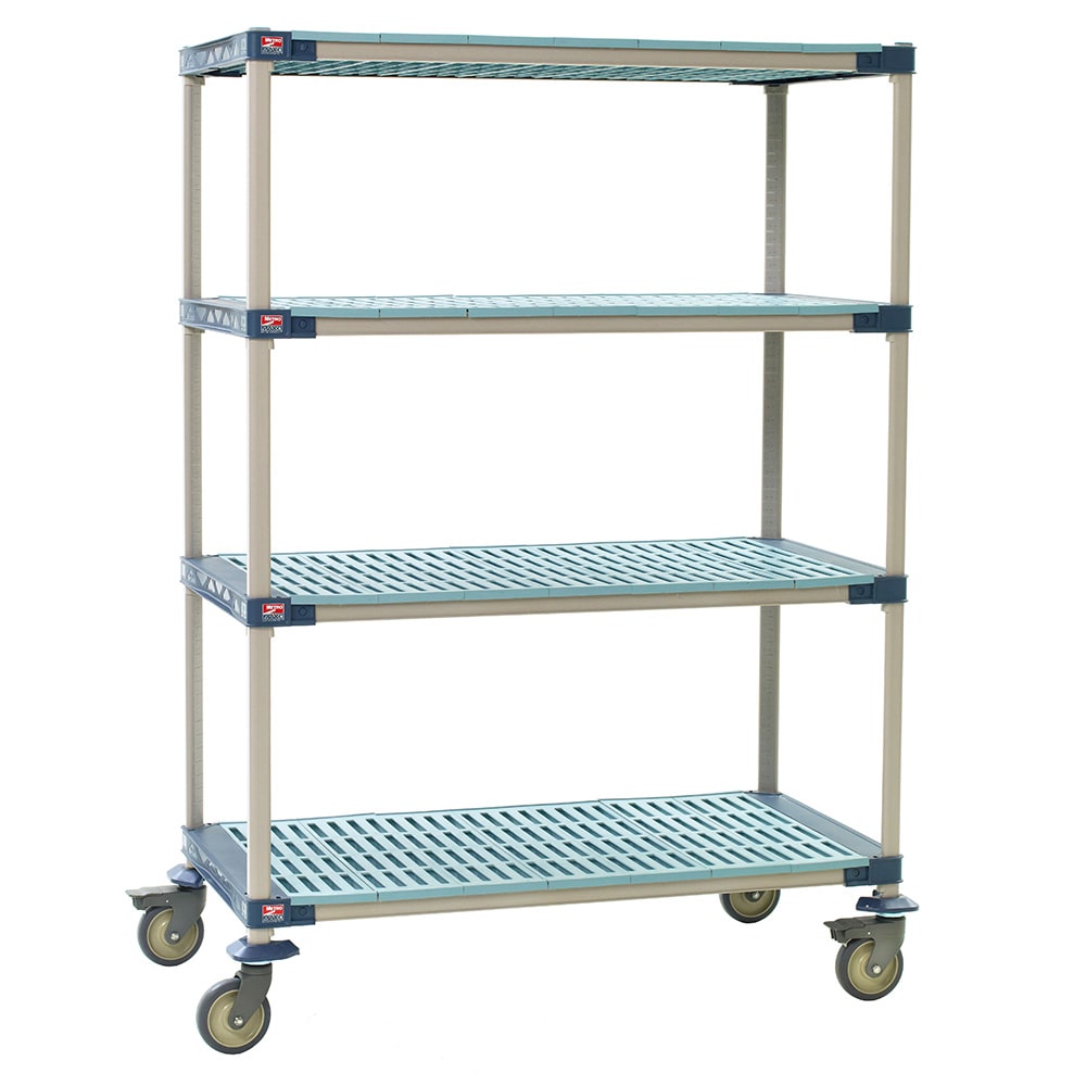 001-X336PG4 MetroMax 4™ Polymer Louvered Shelf Kit - 36"W x 18"D x 68"H