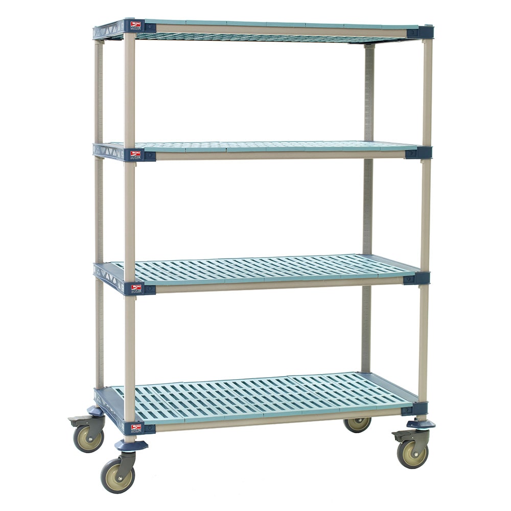001-X556PG4 MetroMax 4™ Polymer Louvered Shelf Kit - 48"W x 24"D x 68"H