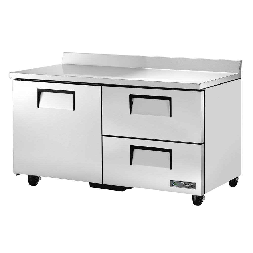 598-TWT60D2 60" Worktop Refrigerator w/ 1 Door & 2 Drawers, 115v