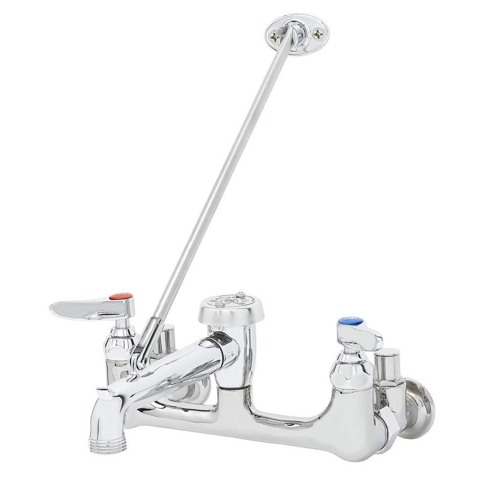 064-B0666POL Service Sink Faucet w/ Vacuum Breaker & Integral Stops, Polished