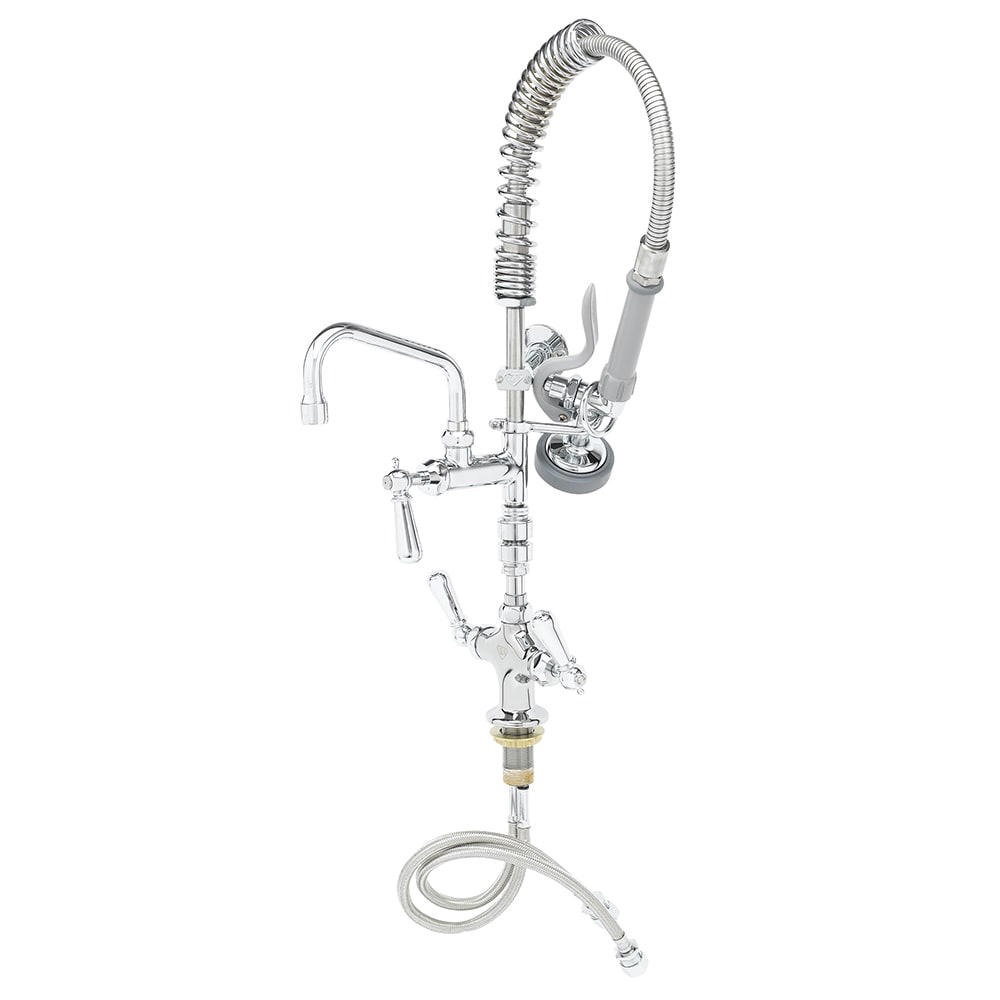 064-MPZ2DCV06CR 23 13/16"H Deck Mount Pre Rinse Faucet - 1.15 GPM, Base with Nozzle