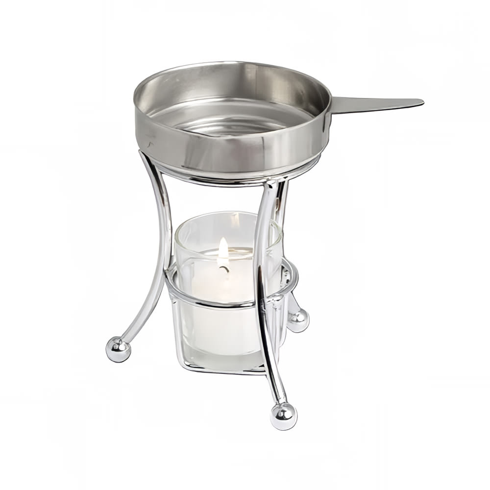 American Metalcraft BWR34 Butter Warmer w/ 4 oz Ramekin, Ceramic/Chrome