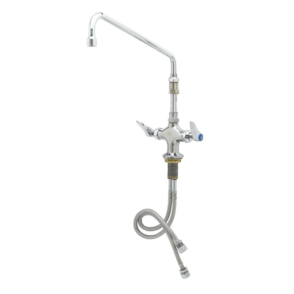 064-B020101 Deck Mount Mixing Faucet w/ 12" Swing Nozzle