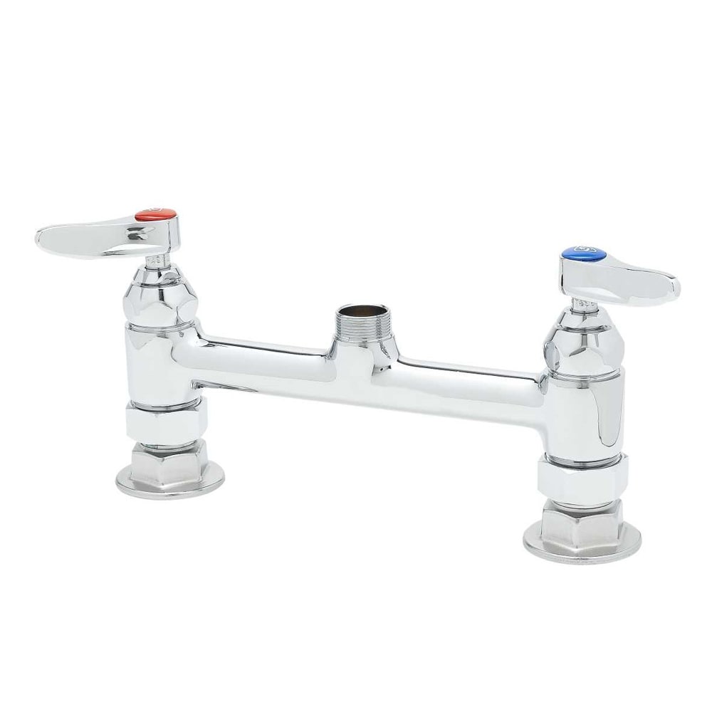 064-B0220LN Mixing Faucet, 1/2" IPS Female Inlets, 8" Centers, Deck Mounted