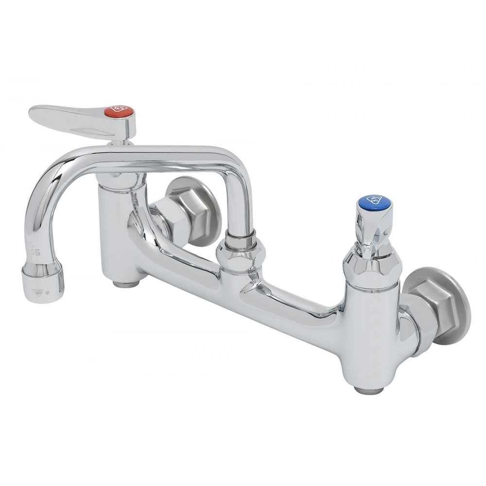 064-B0232BST Splash Mount Faucet - 6" Swing Spout, 8" Centers