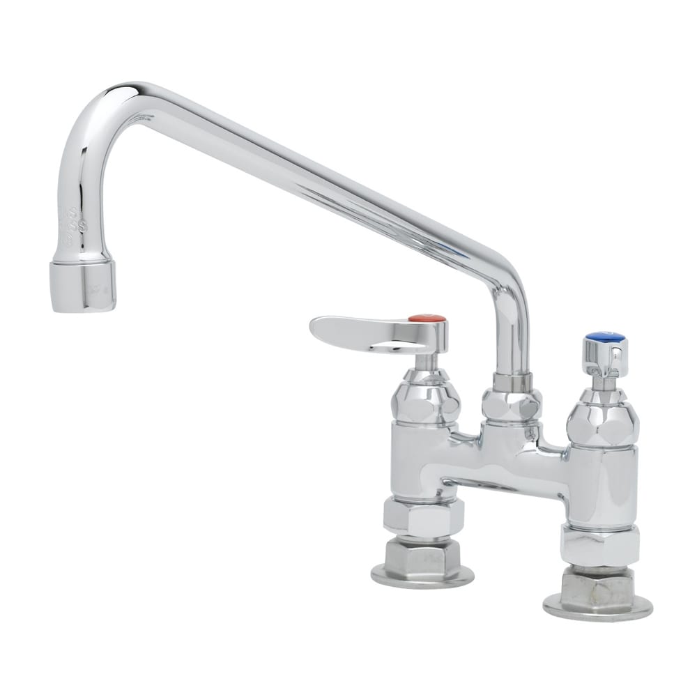 064-B0225 Deck Mount Mixing Faucet w/ 12" Swing Nozzle