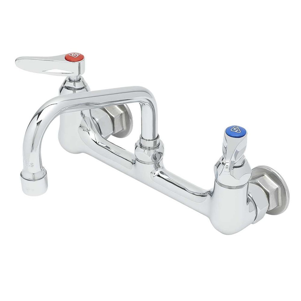 064-B0232 Splash Mount Faucet - 6" Swing Spout, 8" Centers