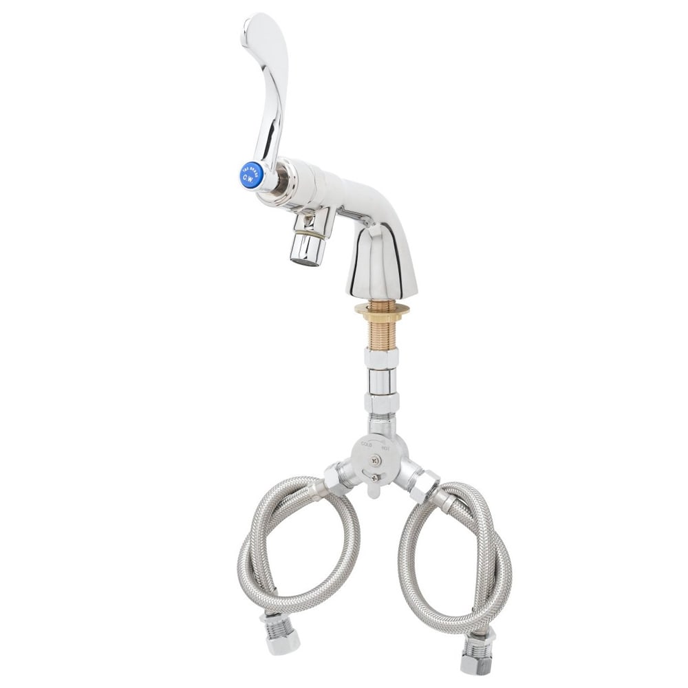 064-B080701 Slow Self Closing Mixing Faucet w/ 4" Wrist Action