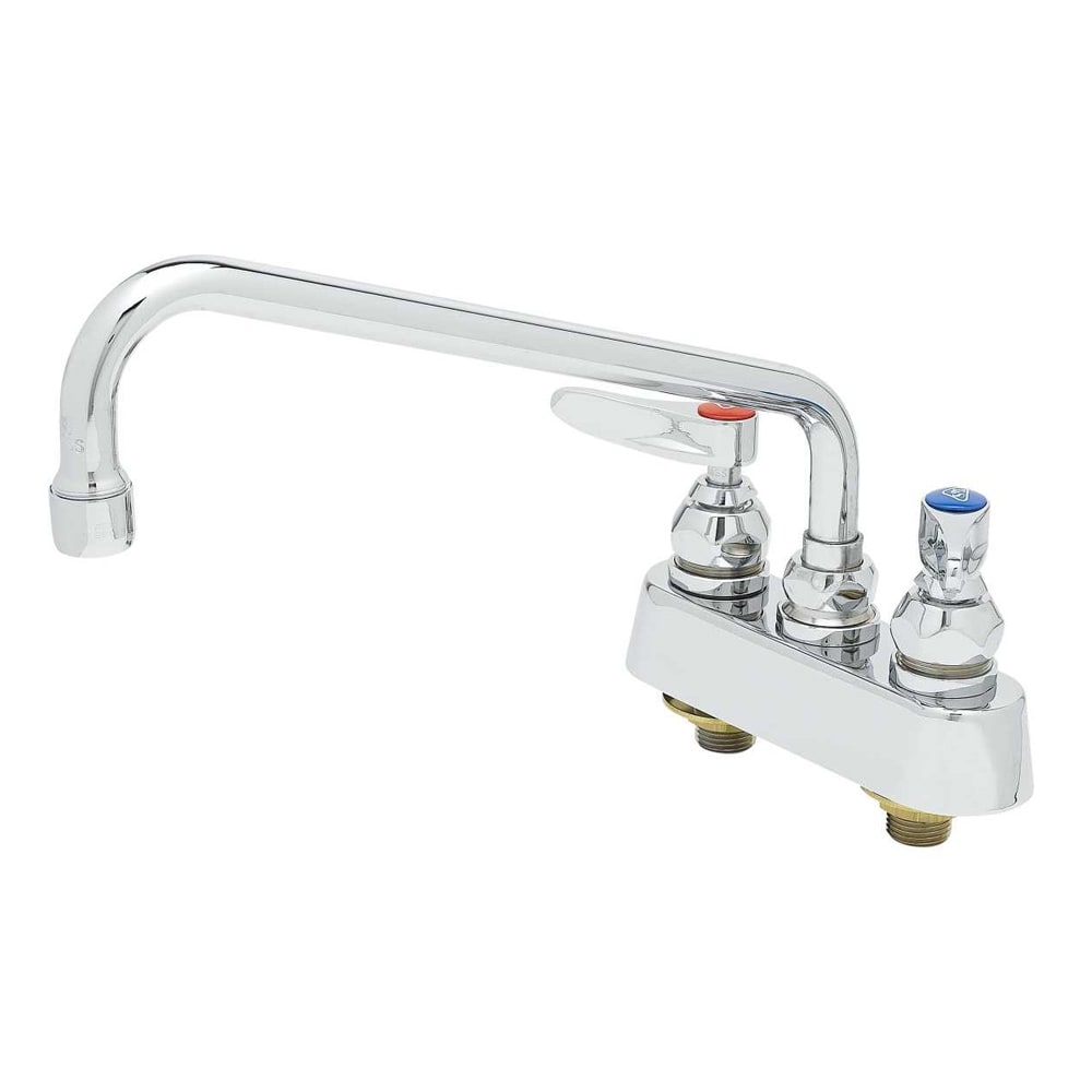 064-B1102 Deck Mount Faucet - 10" Swing Spout, 3 1/2" Centers