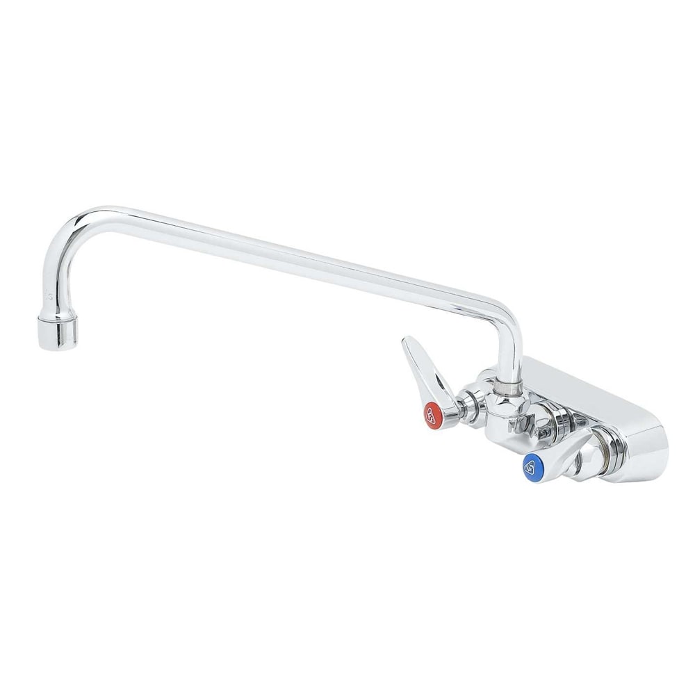 T&S B-1108 Splash Mount Faucet w/ 12" Swing Nozzle