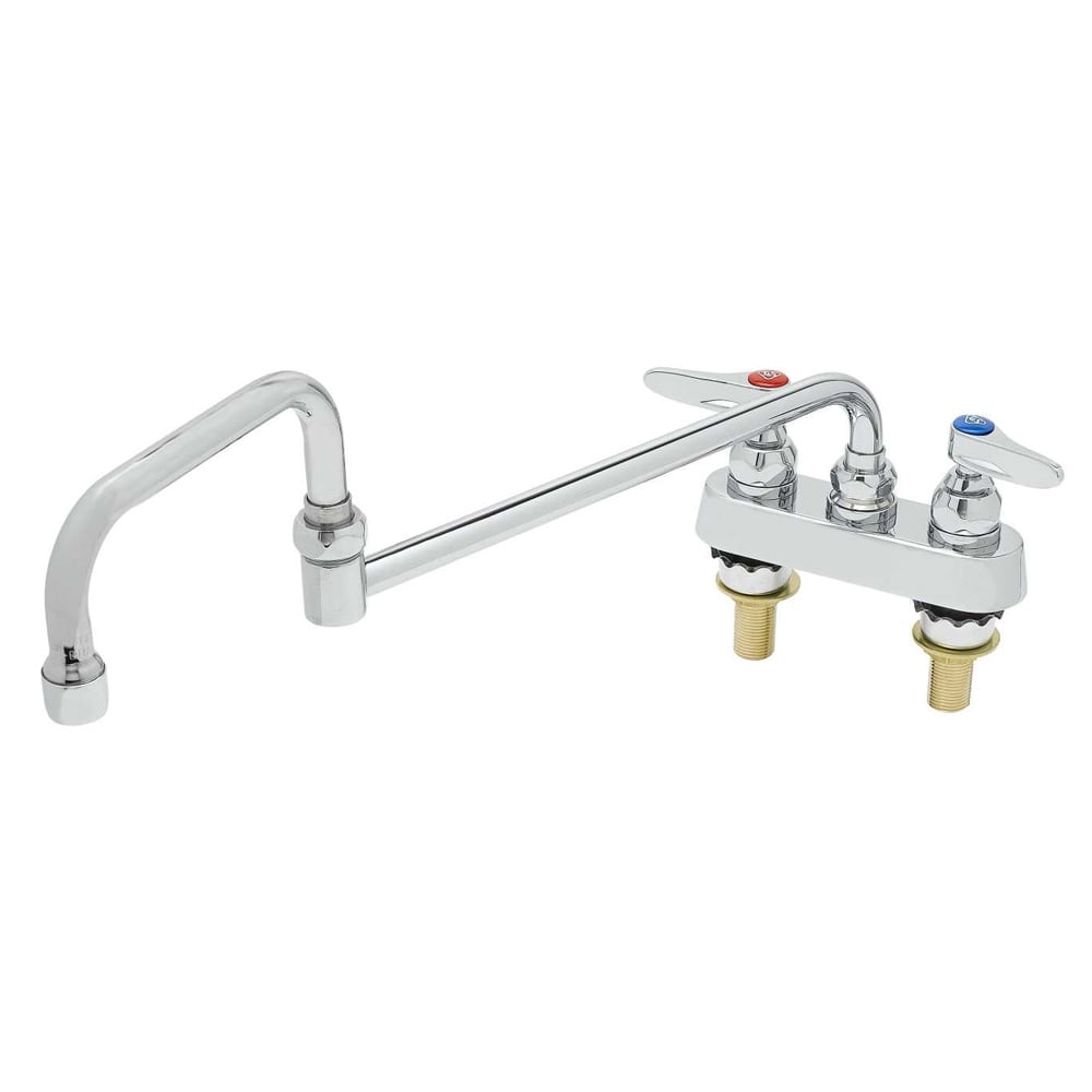 064-B1131XS Deck Mount Faucet w/ 18" Double Jointed Swing Nozzle
