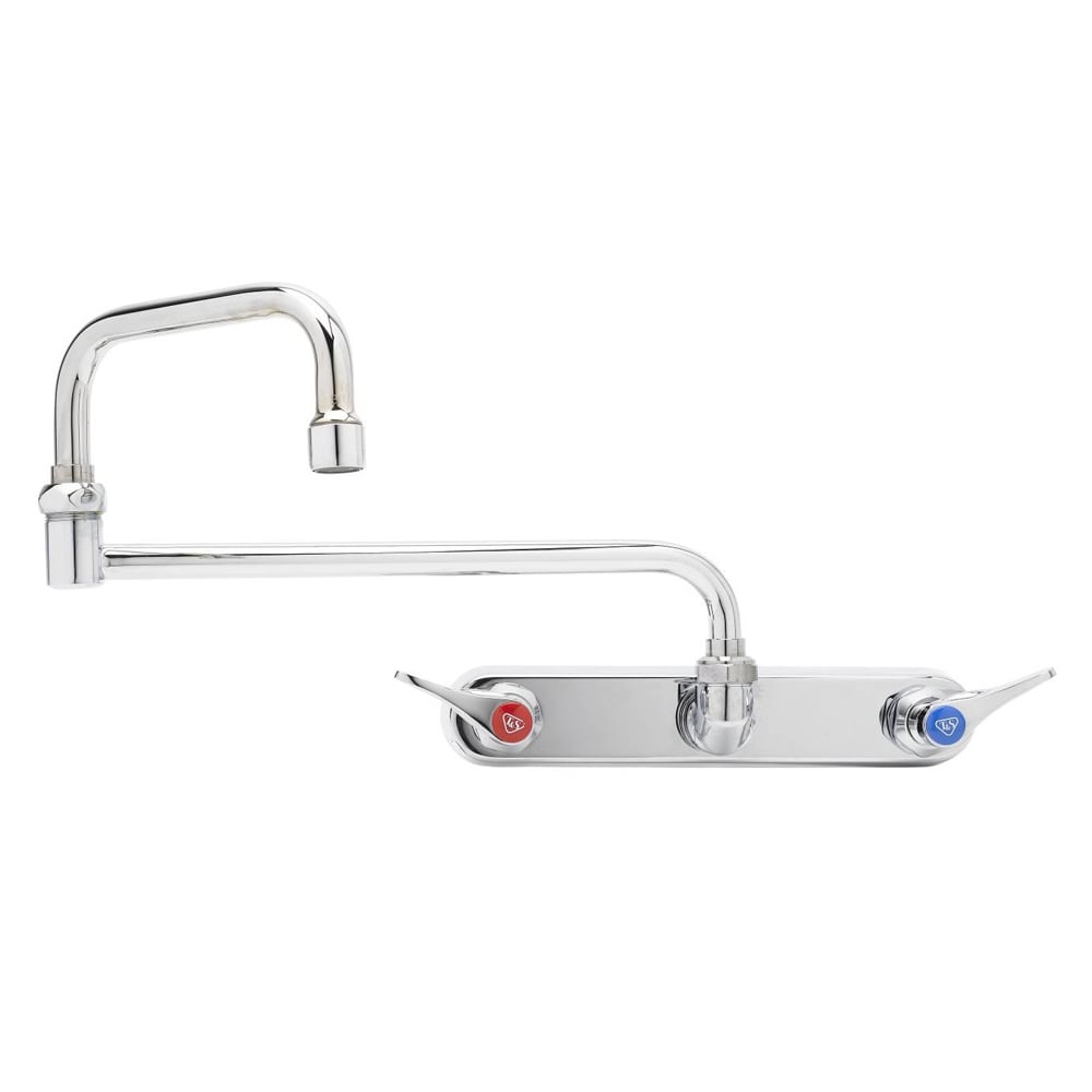 064-B1137 Splash Mount Faucet w/ 18" Double Jointed Swing Nozzle