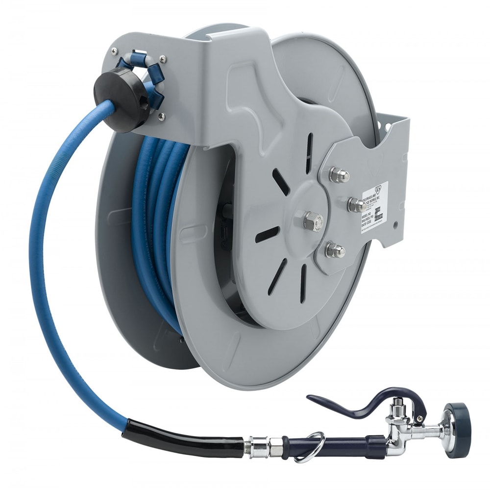064-B724201 Open Hose Reel w/ 50 ft Hose, 3/8" ID & Spray Valve