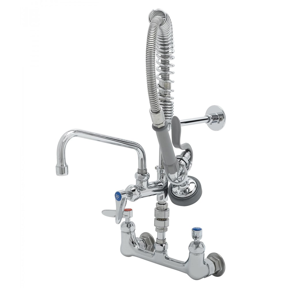 064-MPZ2DLV08CR 23 13/16"H Deck Mount Pre Rinse Faucet - 1.15 GPM, Base with Nozzle