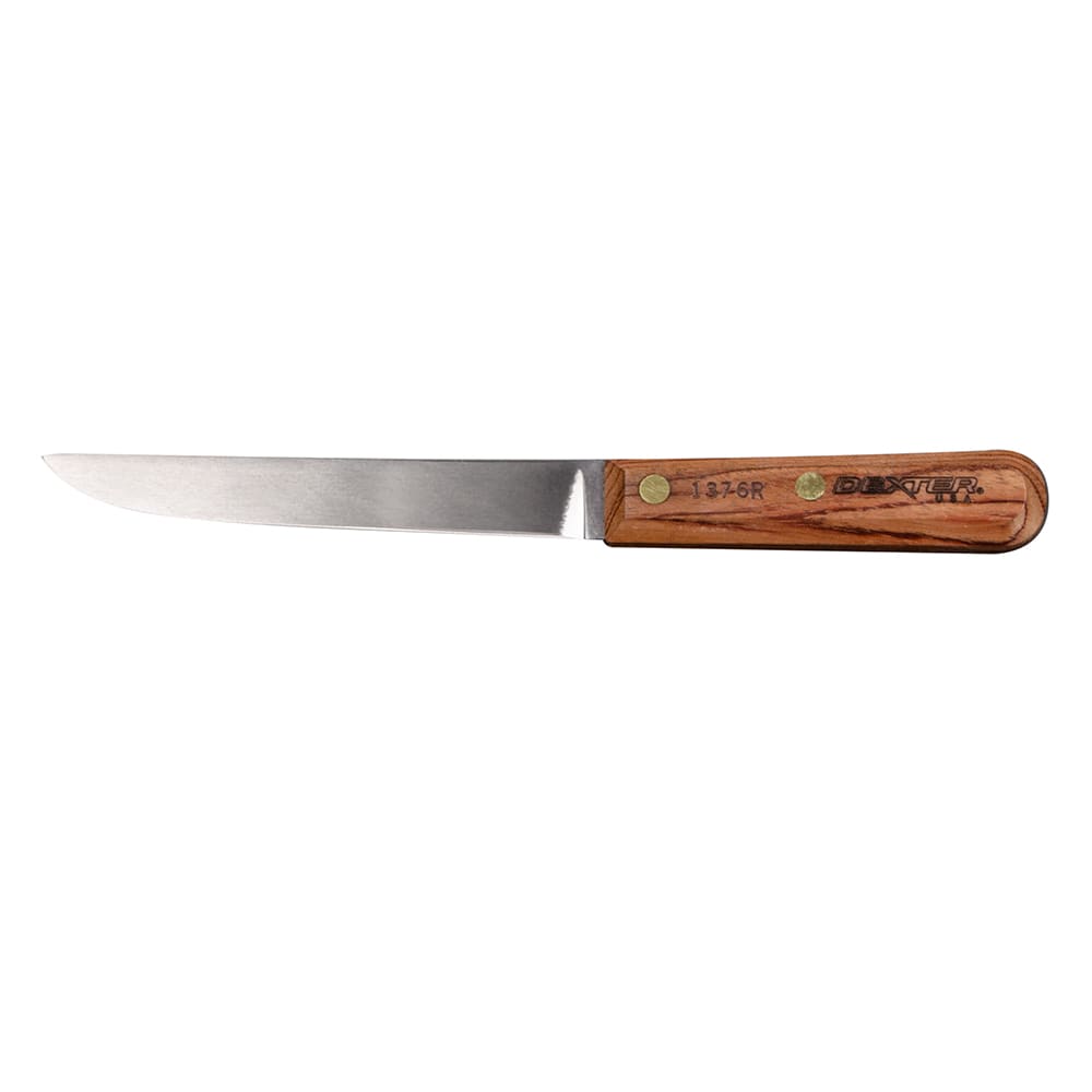 Dexter Russell 1376R 6" Boning Knife w/ Rosewood Handle, Carbon Steel