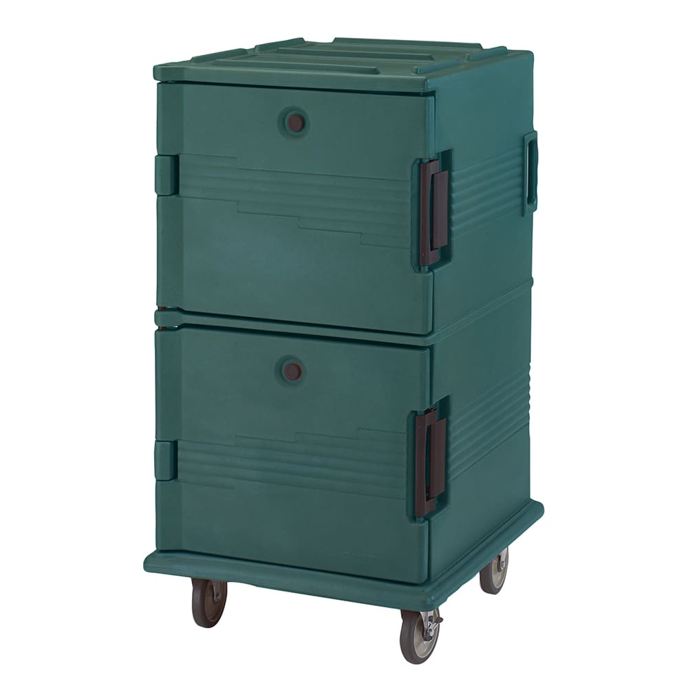 144-UPC1600192 Ultra Camcart® Insulated Food Carrier - 120 qt w/ 24 Pan Capacity, Green