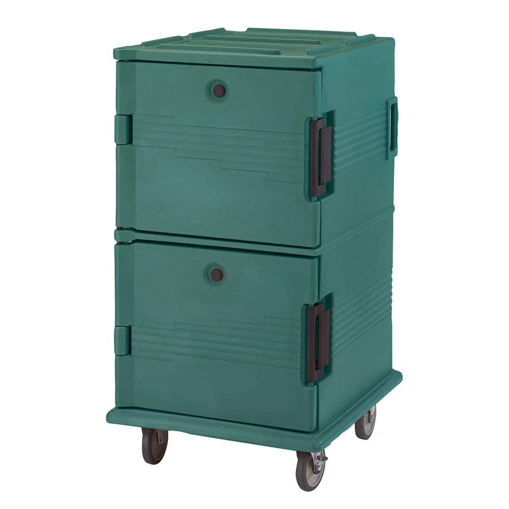 144-UPC1600519 Ultra Camcart® Insulated Food Carrier - 120 qt w/ 24 Pan Capacity, Green
