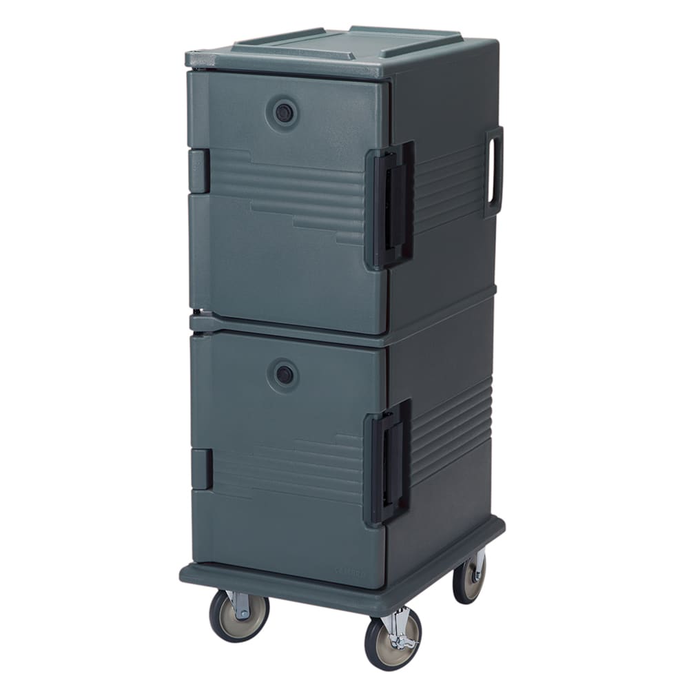 144-UPC800191 Ultra Camcart® Insulated Food Carrier - 60 qt w/ (12) Pan Capacity, Gray