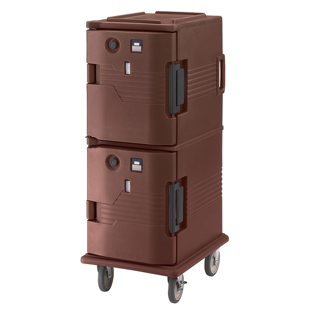 144-UPCH800131 Ultra Camcart®  Insulated Food Carrier w/ (12) Pan Capacity, Brown, 110v