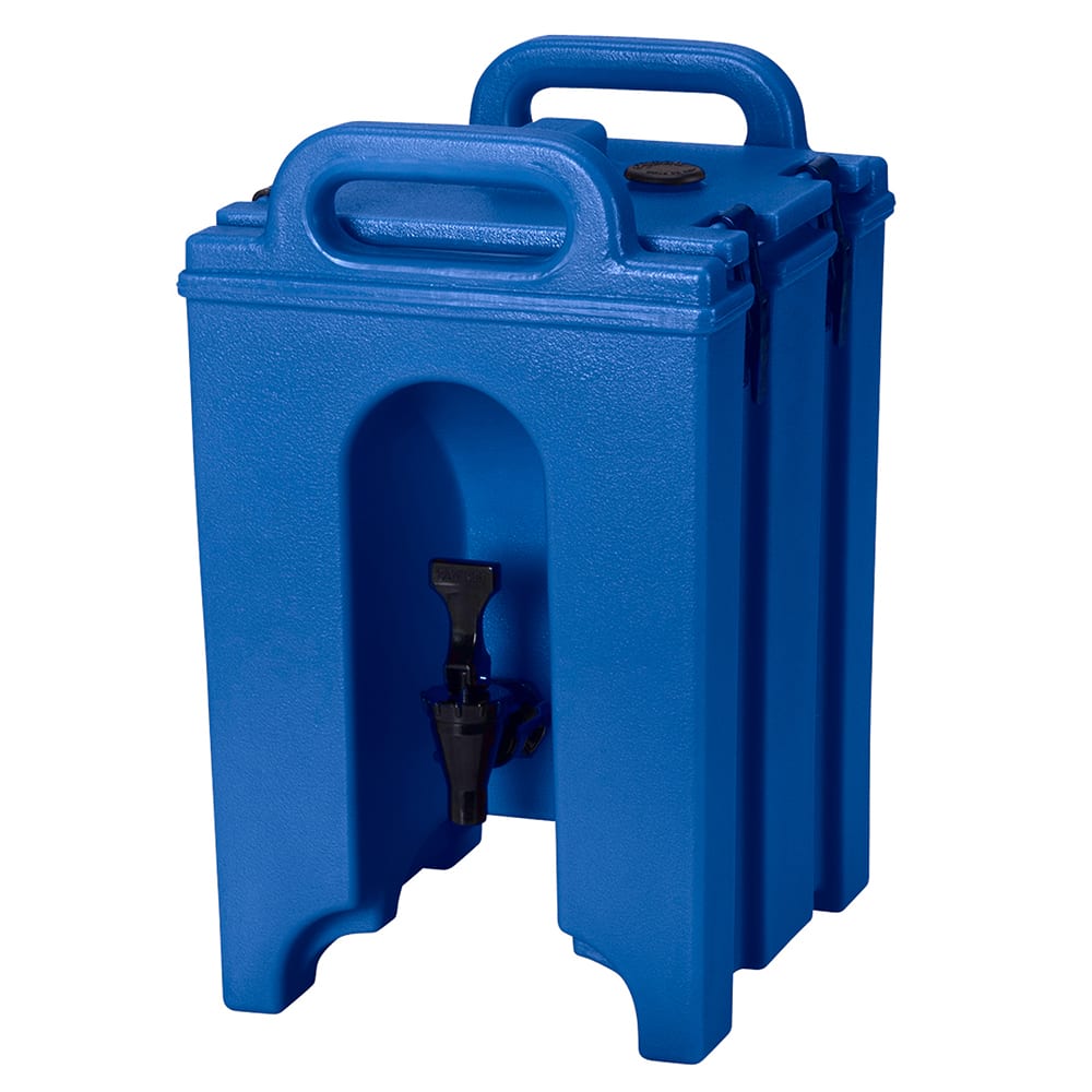 144-100LCD186 1 1/2 gal Camtainer® Insulated Beverage Dispenser, Navy Blue