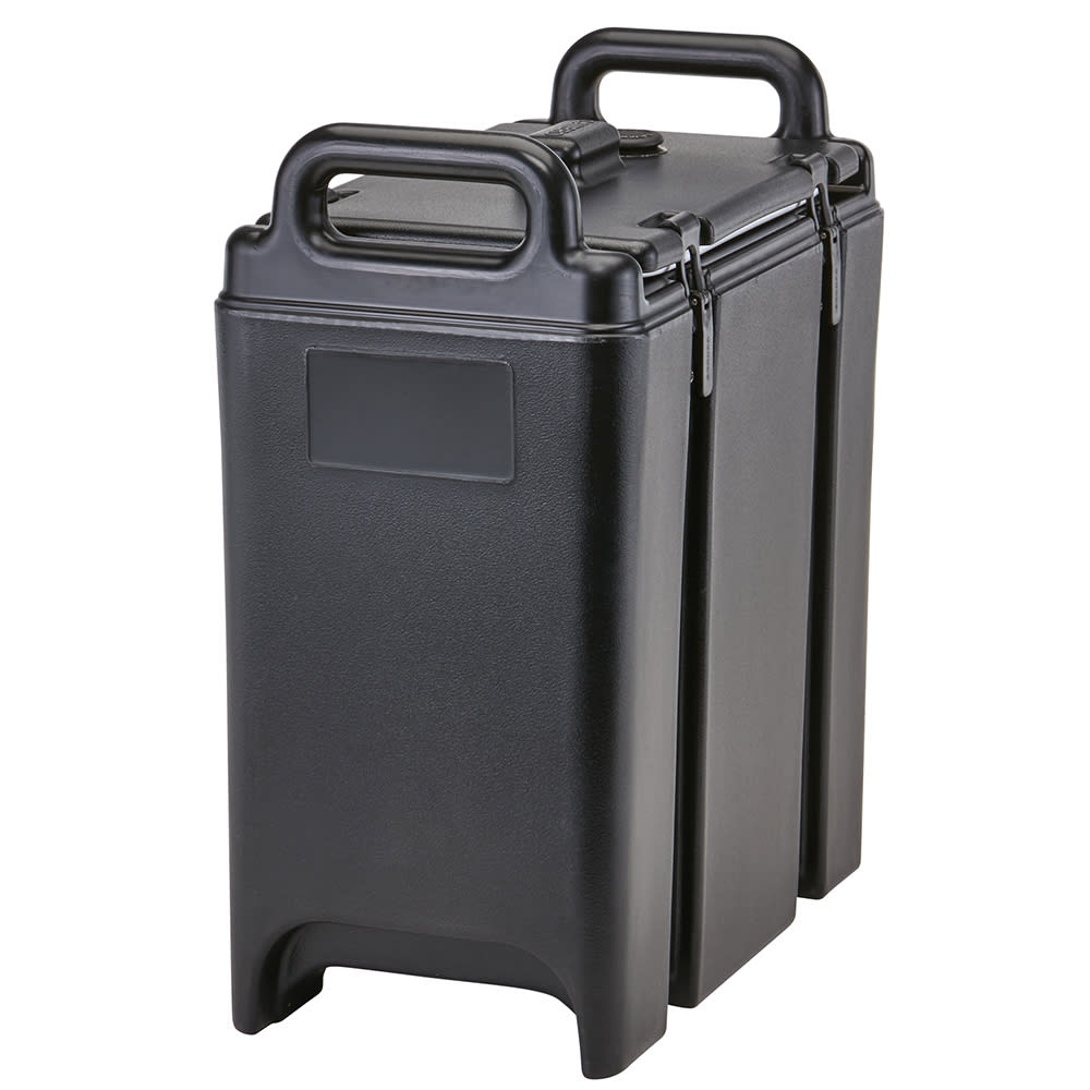 144-350LCD110 3 3/10 gal Camtainer® Insulated Soup Dispenser, Black