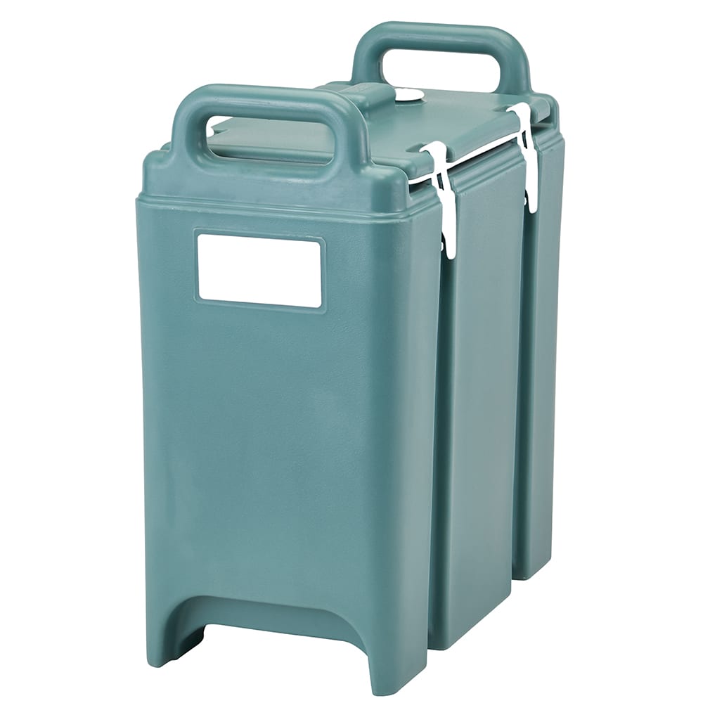 144-350LCD401 3 3/10 gal Camtainer® Insulated Soup Dispenser, Slate Blue