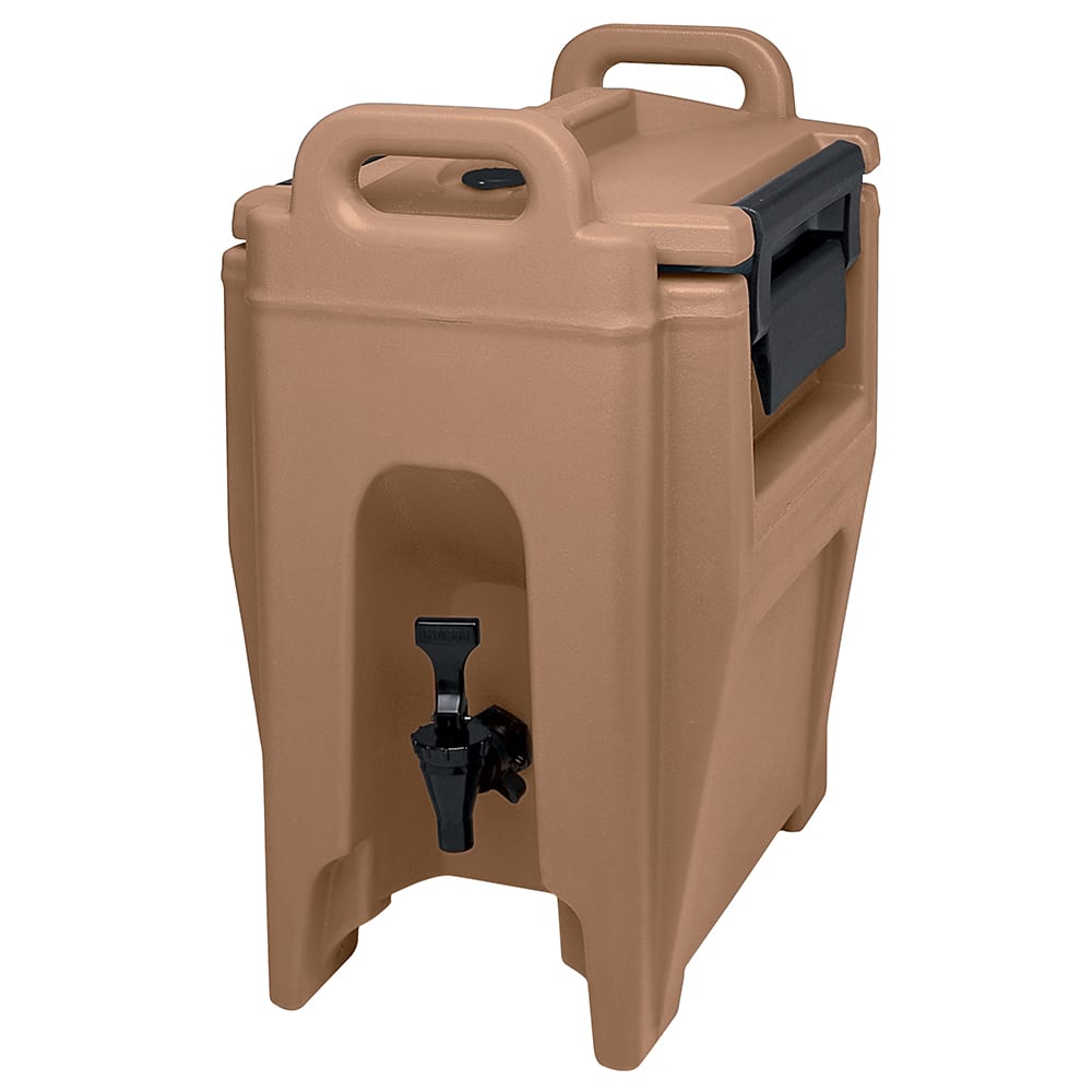144-UC250157 2 3/4 Ultra Camtainer® Insulated Beverage Dispenser, Coffee Beige
