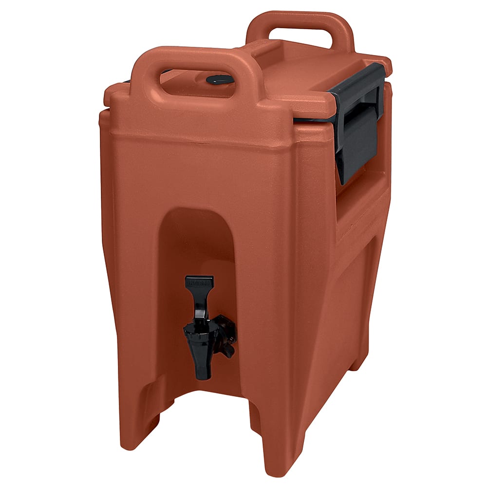 144-UC250402 2 3/4 Ultra Camtainer® Insulated Beverage Dispenser, Brick Red