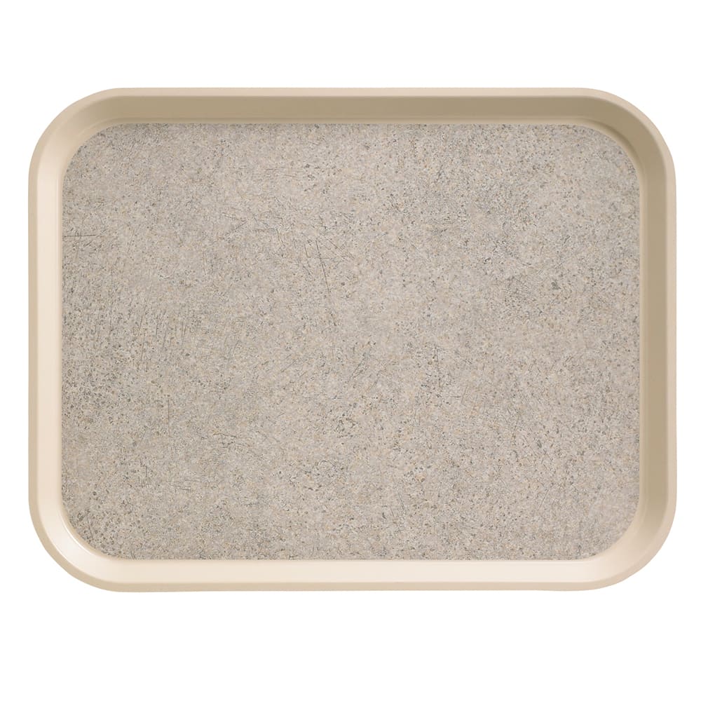 144-1418VC380 Rectangular Versa Camtray - 14x18", Fiberglass, Ivory/Sahara
