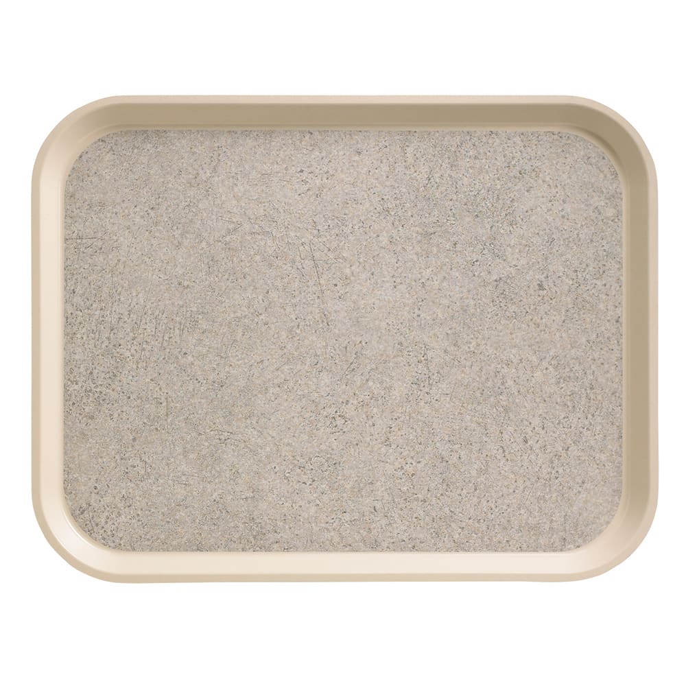 144-1520VC380 Rectangular Versa Camtray - 15x20", Fiberglass, Ivory/Sahara