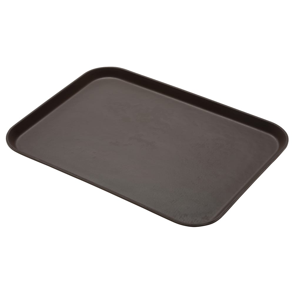 144-1520CT138 Rectangular Camtread Serving Tray - 15x20 1/4", Fiberglass, Tavern Tan