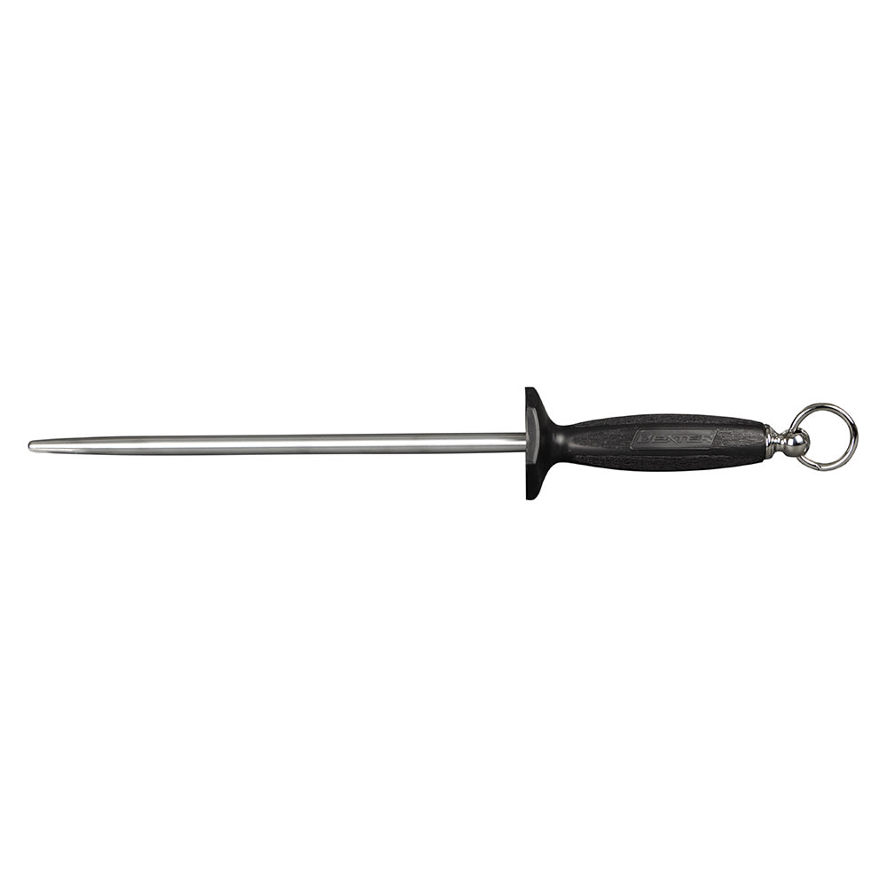 135-07313 10" Smooth Butcher Steel w/ Polypropylene Handle, Carbon Steel