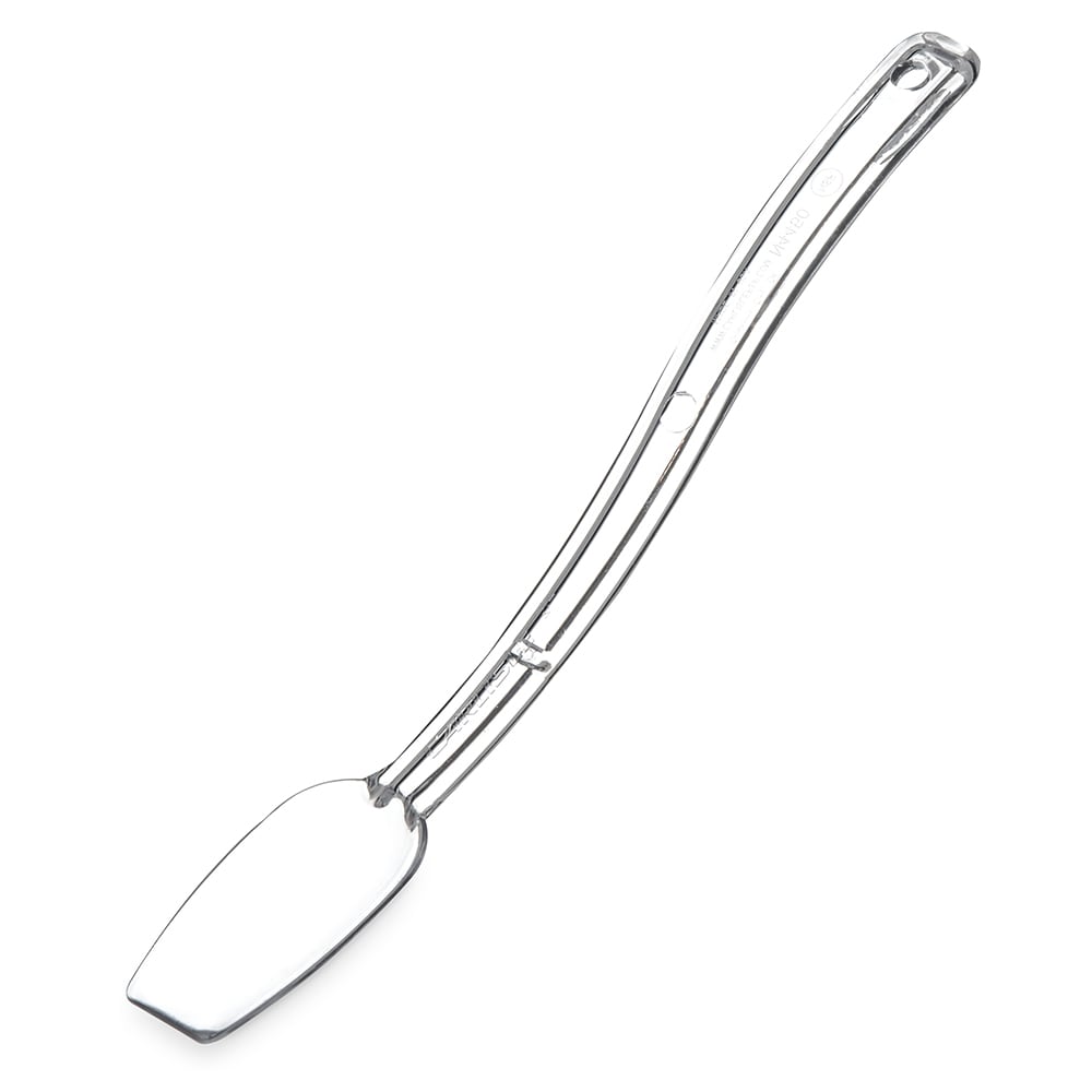028-4450C 8"L Salad/Buffet Spoon w/  1/4 oz Capacity, Plastic, Clear