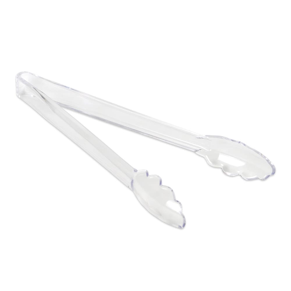 370-PCT12CL 12"L Plastic Utility Tongs, Clear