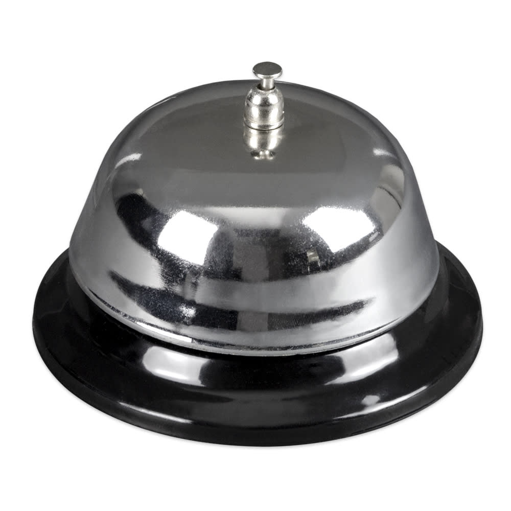 370-TB40 4" Table Bell - Chrome/Black