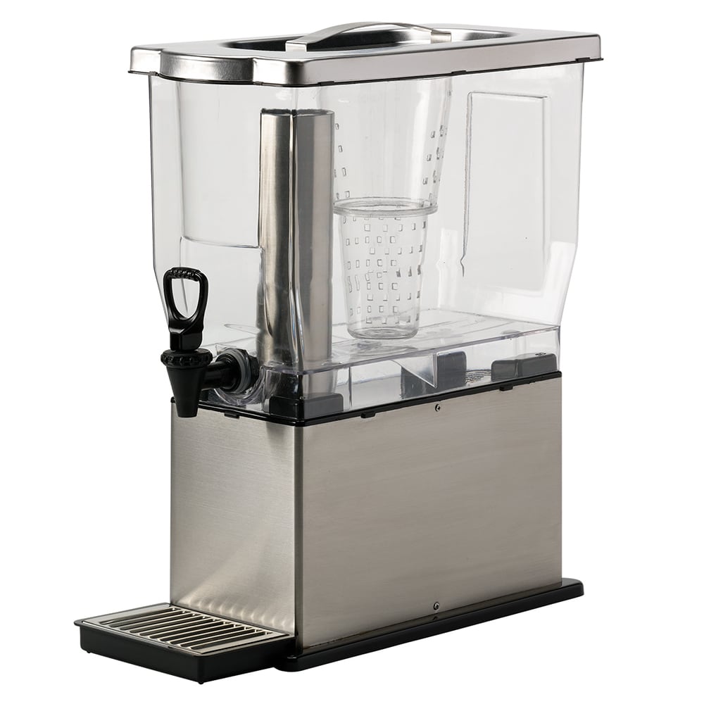 482-CBDT3SS 3 gal Beverage Dispenser w/ Infuser & Ice Tube - Stainless Base