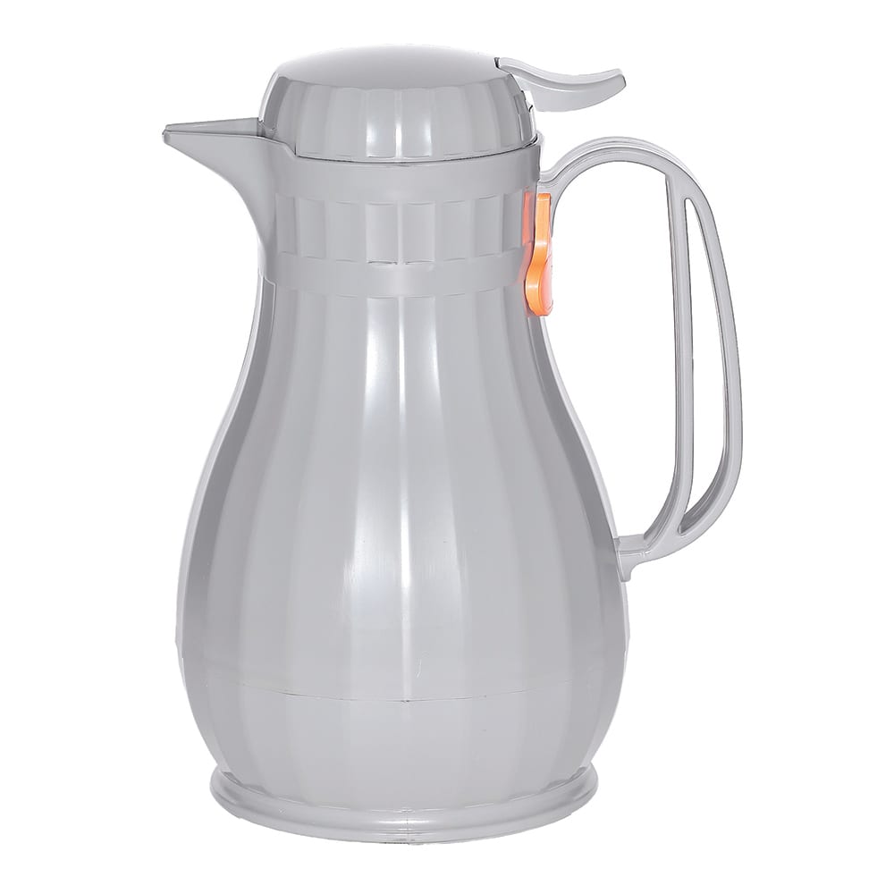 482-ECO13SLG 1 3/10 liter Server w/ Push Button Lid, ABS Plastic, Slate Grey