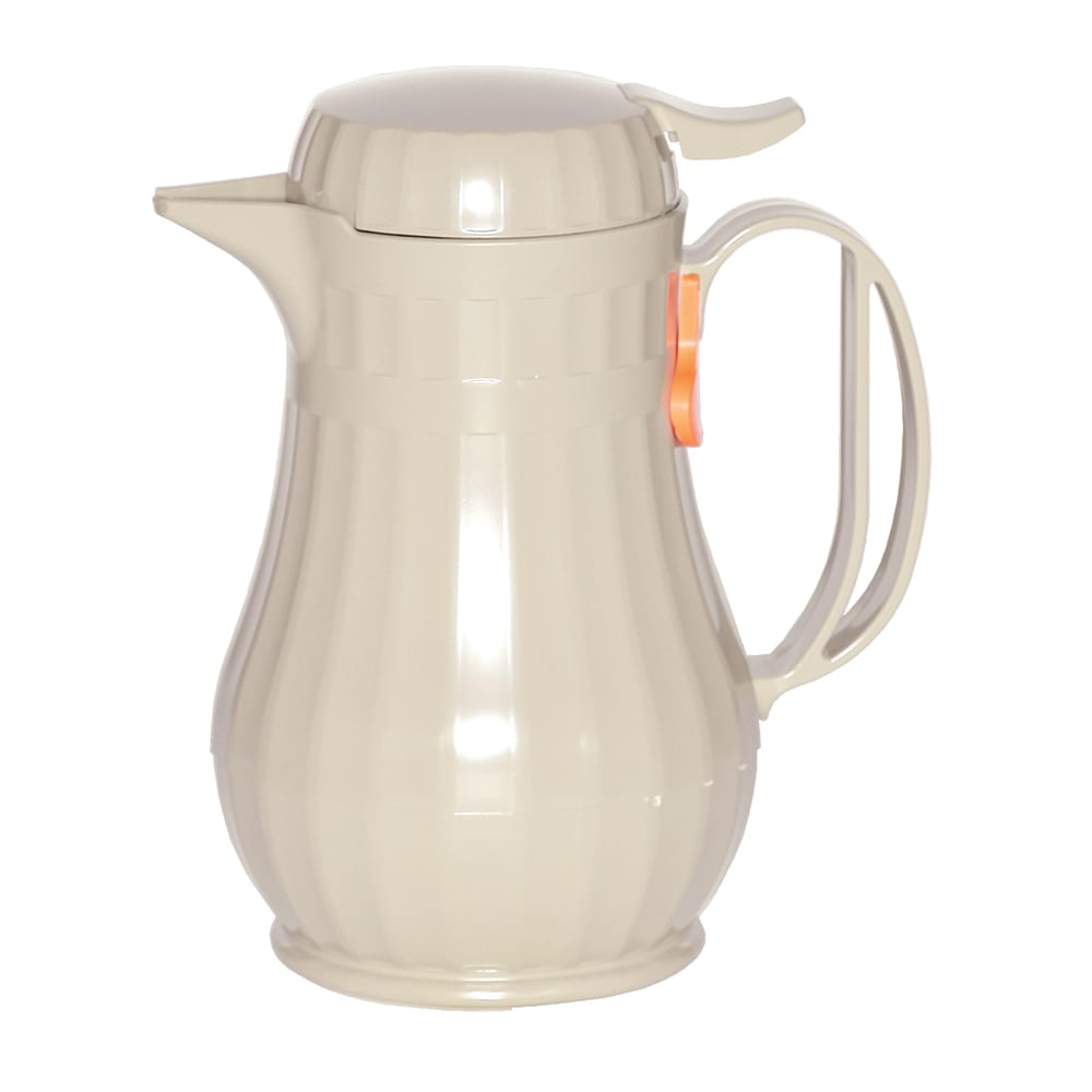 482-ECO6LA 3/5 liter Server w/ Push Button Lid, ABS Plastic, Latte Brown