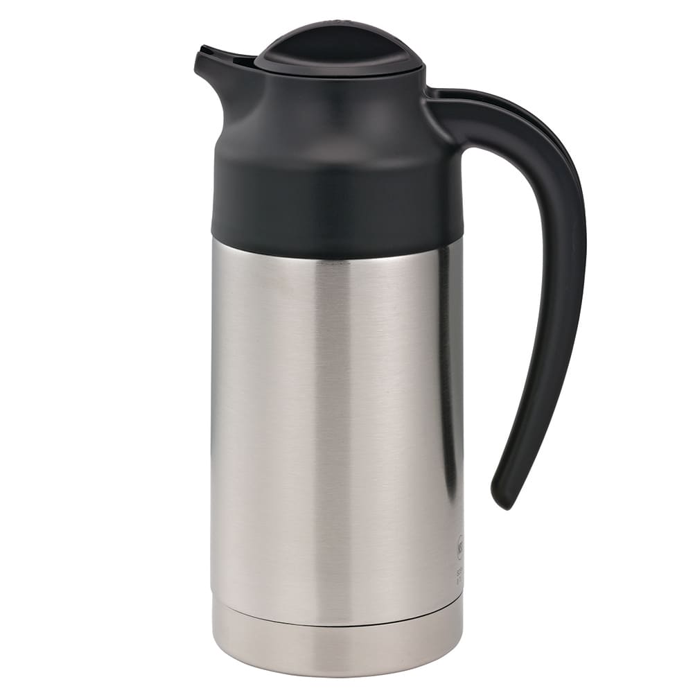 Service Ideas S2SN70 23 3/5 oz Vacuum Carafe w/ 6 hr Retention & Double Wall, Smooth Stainless Body