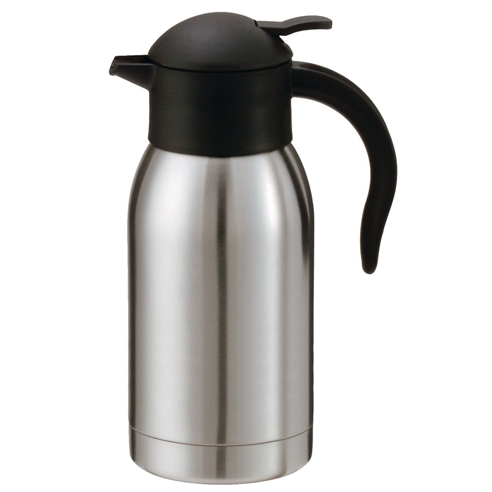 482-SJ10SS 1 liter Vacuum Carafe w/ Push Button Lid, Stainless