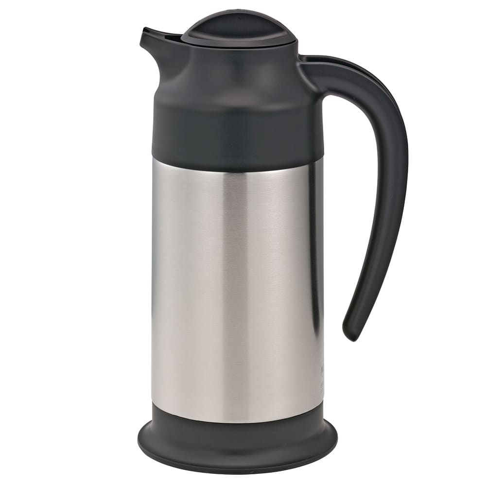 Service Ideas SSN70 23 3/5 oz Vacuum Carafe w/ 6 hr Retention & Screwon Lid, Stainless