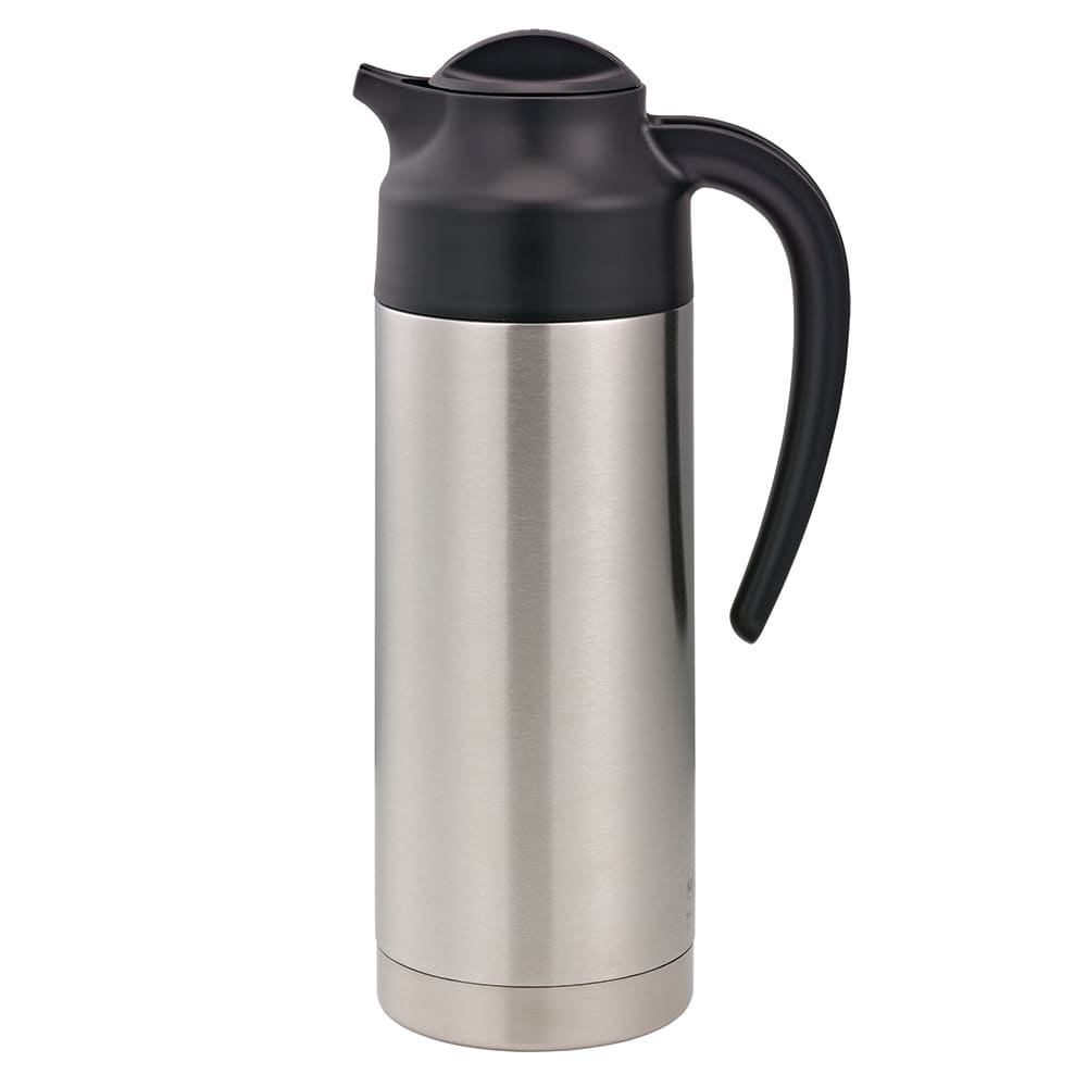 482-S2SN100 1 liter Vacuum Carafe - 6 hr Heat Retention, Stainless