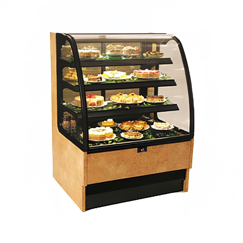 Structural Concepts HMG6353R 27" Full Service Bakery Case w/ Curved Glass - (4) Levels, 110/120v/1ph