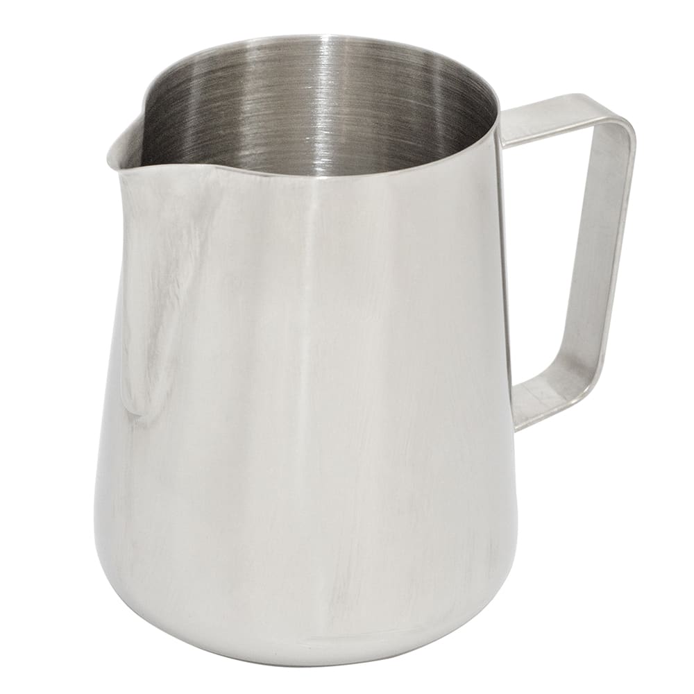 158-515012 1 1/2 qt Contemporary Creamer - Mirrored Stainless Steel, Silver