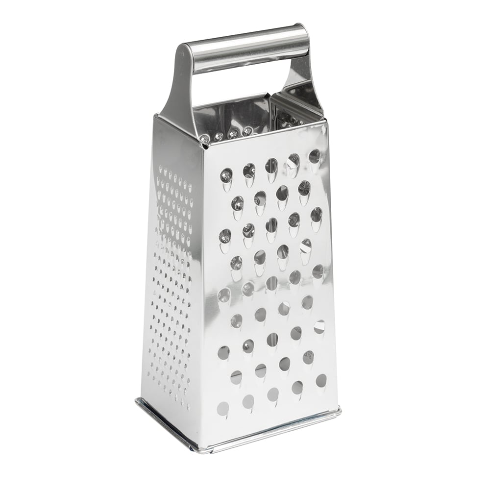 080-SQG1 Tapered Grater w/ Handle, 4 x 3 x 9", Stainless