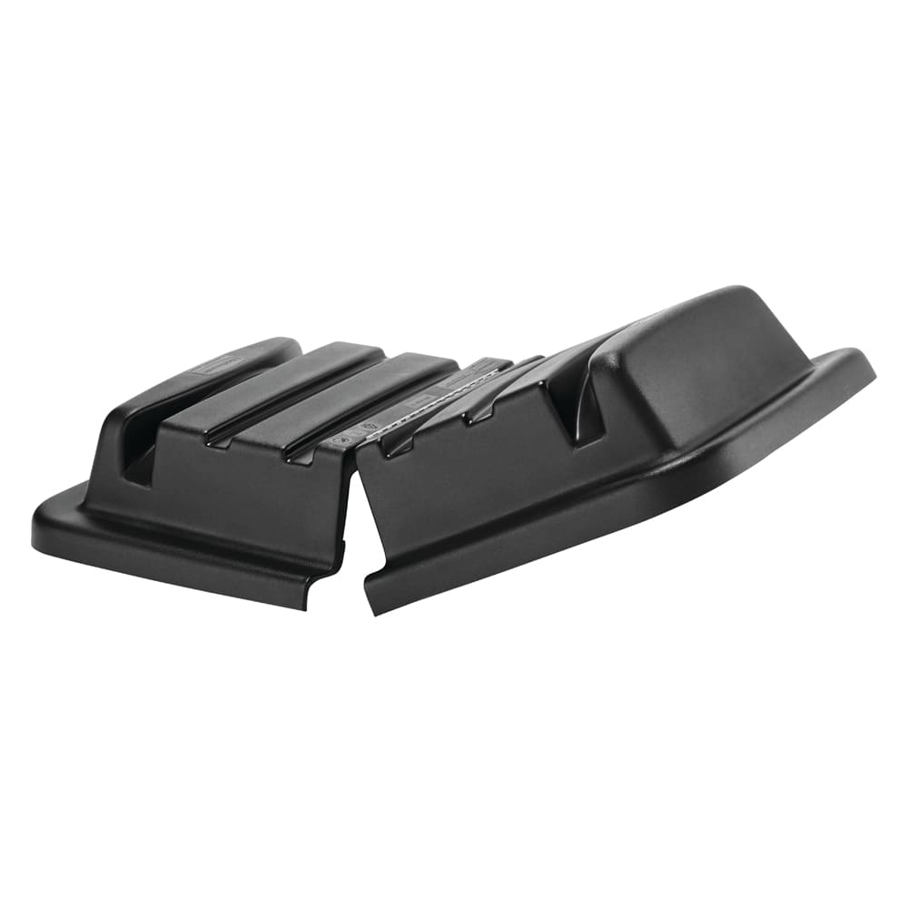 007-FG461300BLA Rectangle Dome Utility Truck Lid - Plastic, Black