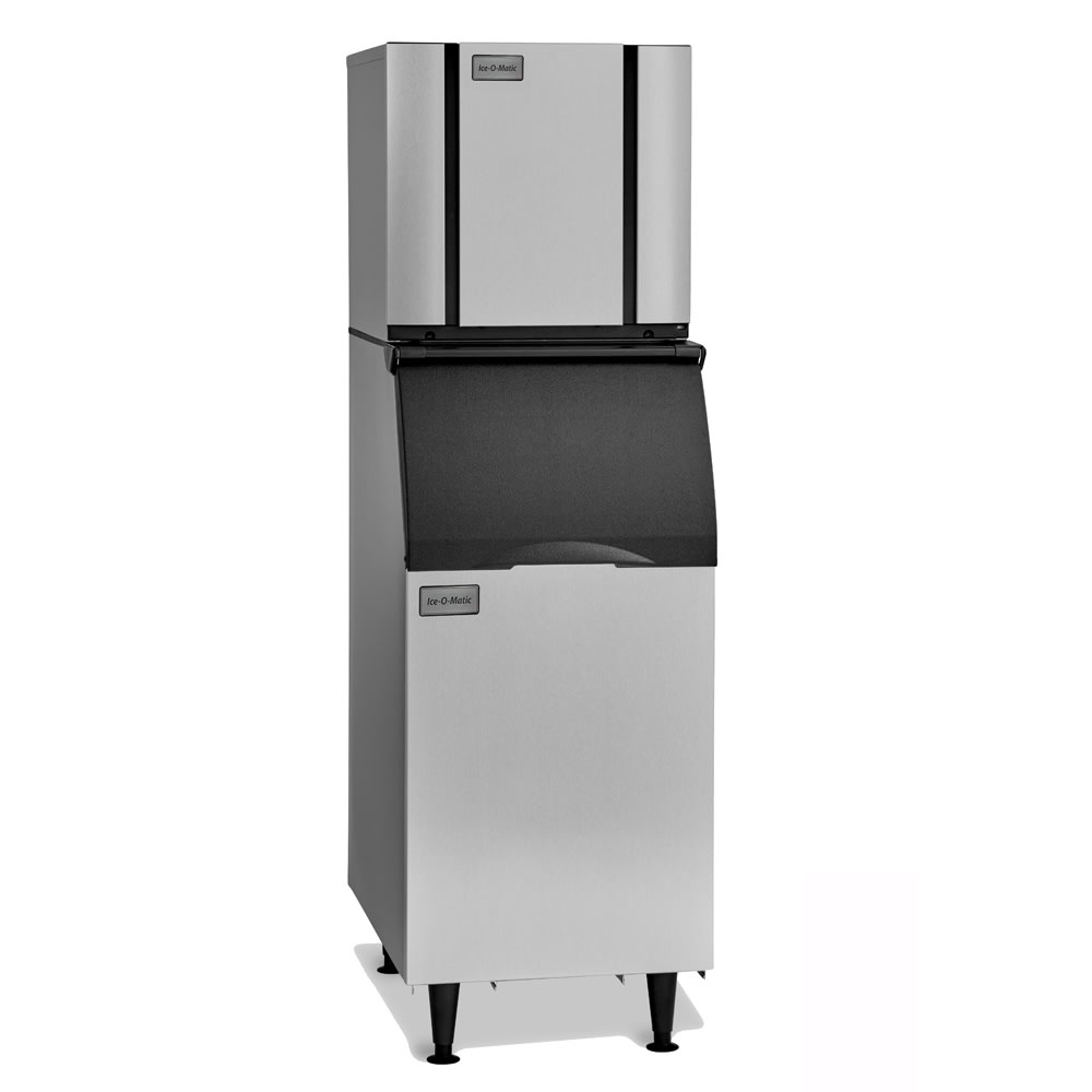 159-CIM0520HAB42PS 561 lb Elevation Series™ Half Cube Ice Machine w/ Bin - 351 lb Storage, Air Co...